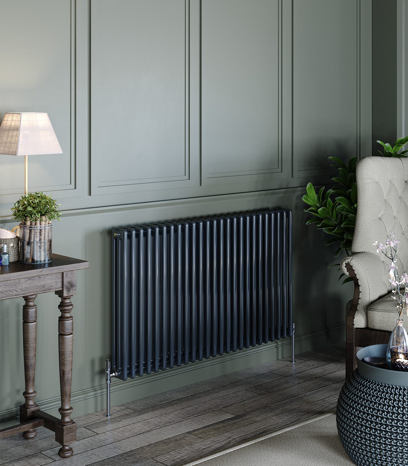 Apollo Roma series radiator product visualisation