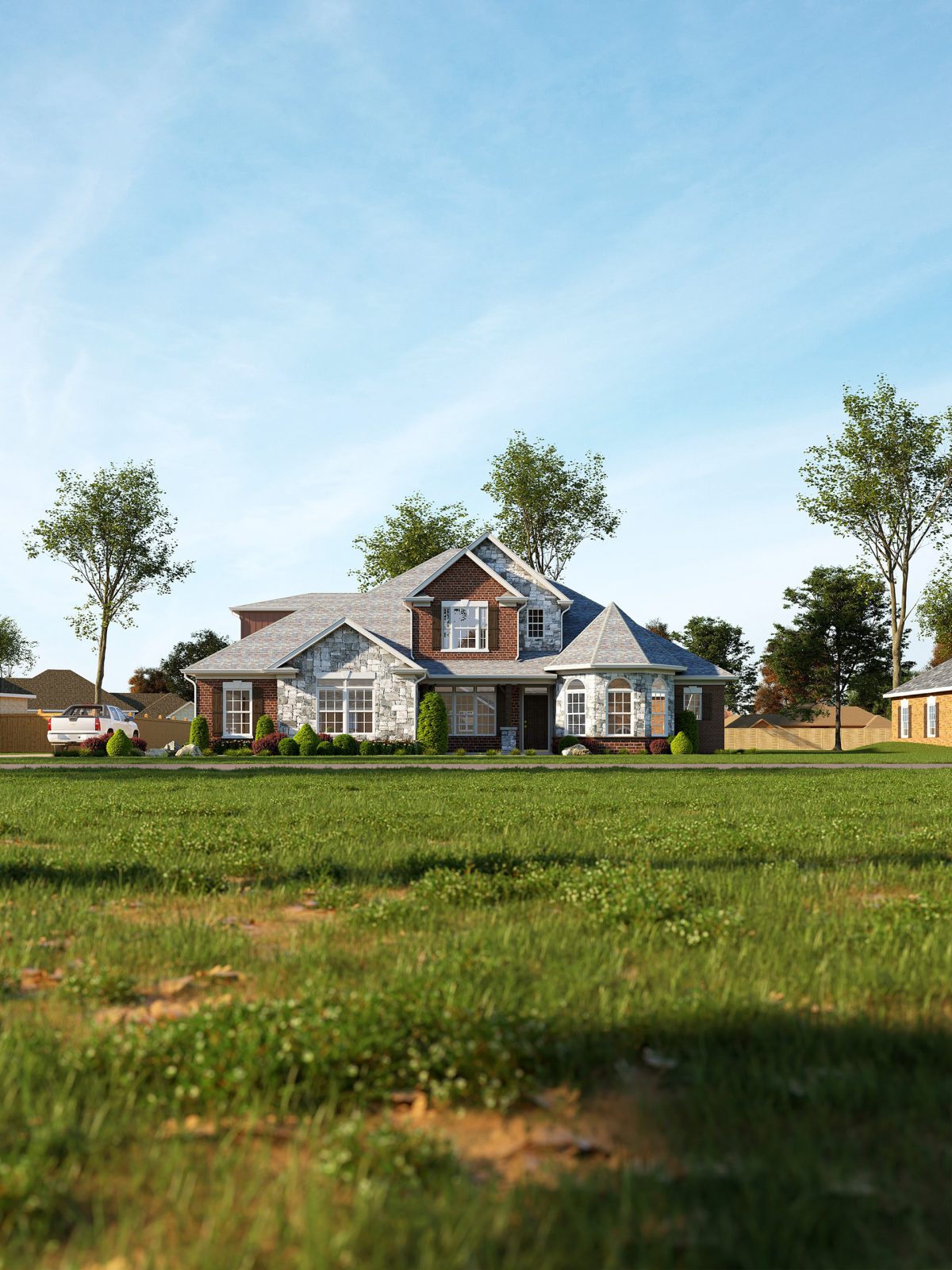 Custom Home Exterior Al
