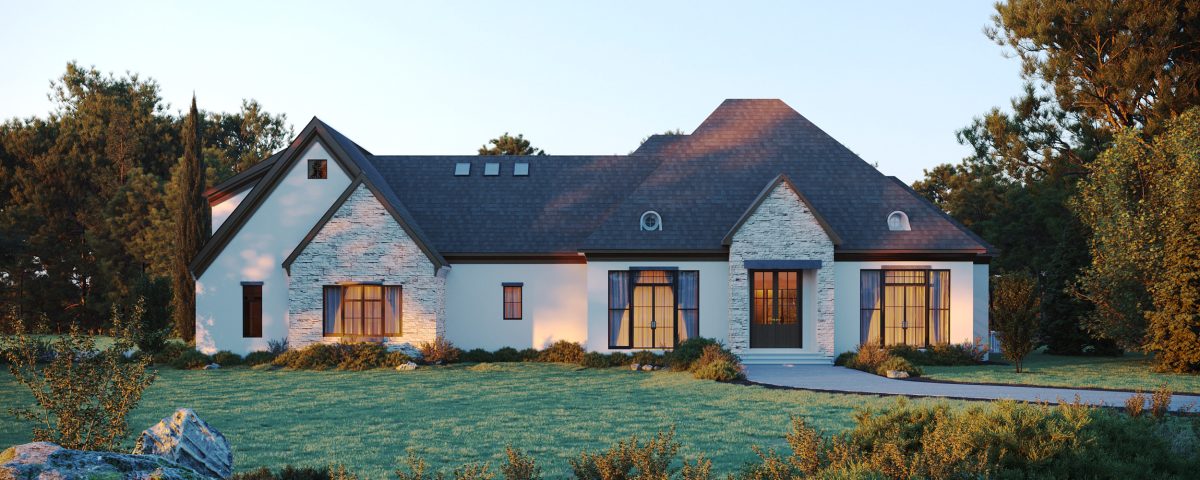 French Country House Frontjpg