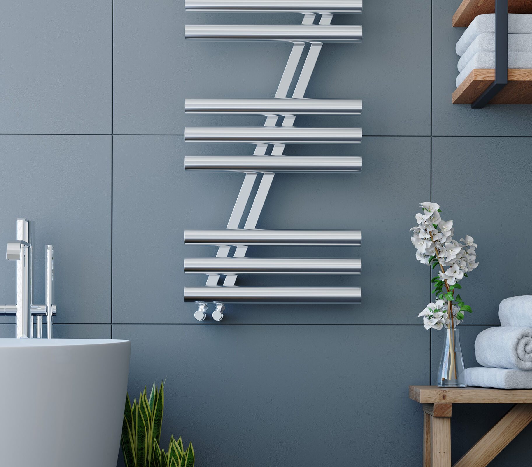 Apollo Garda Z series radiator in room setting